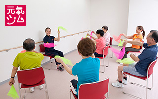 Nursing Care Support through Our Nursing Care and Rehabilitation Facility “Genki Gym